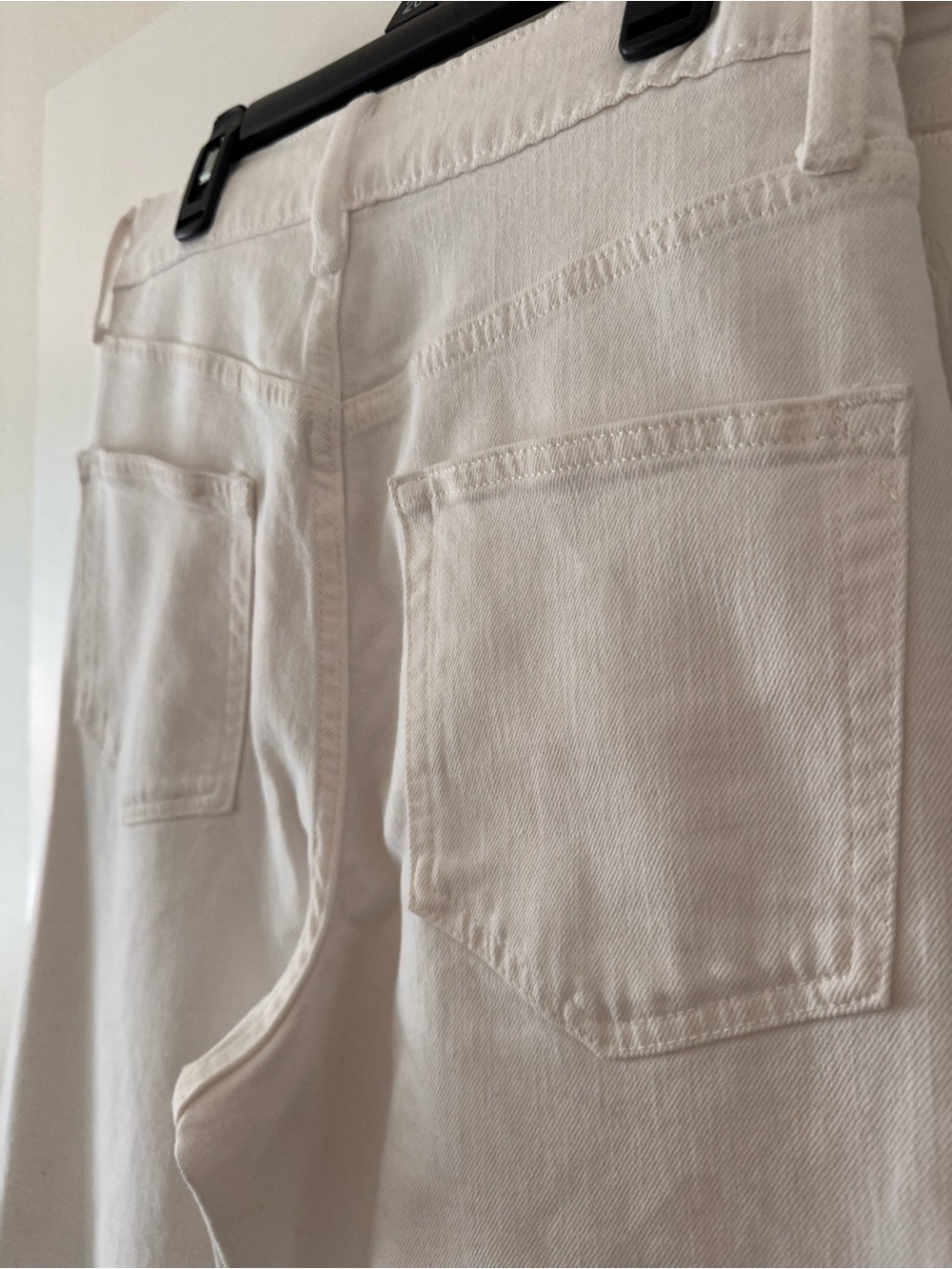 Gap Curvy High Rise Stride White Wide-Leg Ankle Jeans - Size 28 / 6 Tall - Picture 10 of 13